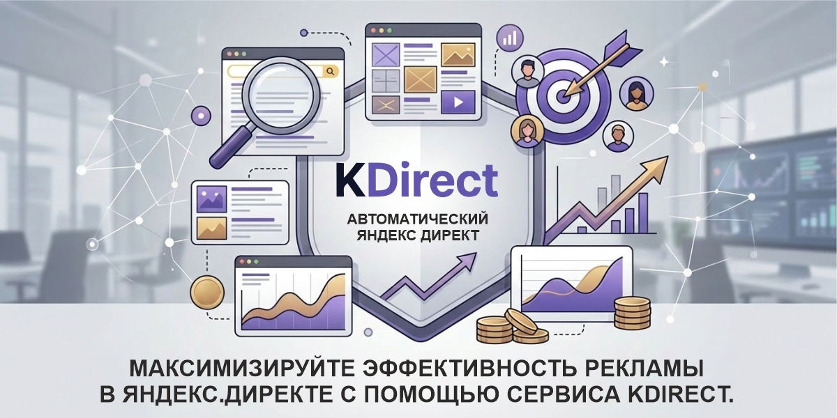 KDirect — сервис, который сам запускает и ведёт рекламу в Яндекс.Директе
